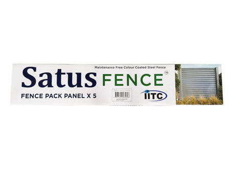Satus Fence Standard Bullet Nose Fence Panel Pack 1800mm Merlin Grey - TRELLIS, FENCING, ARCHES - Beattys of Loughrea