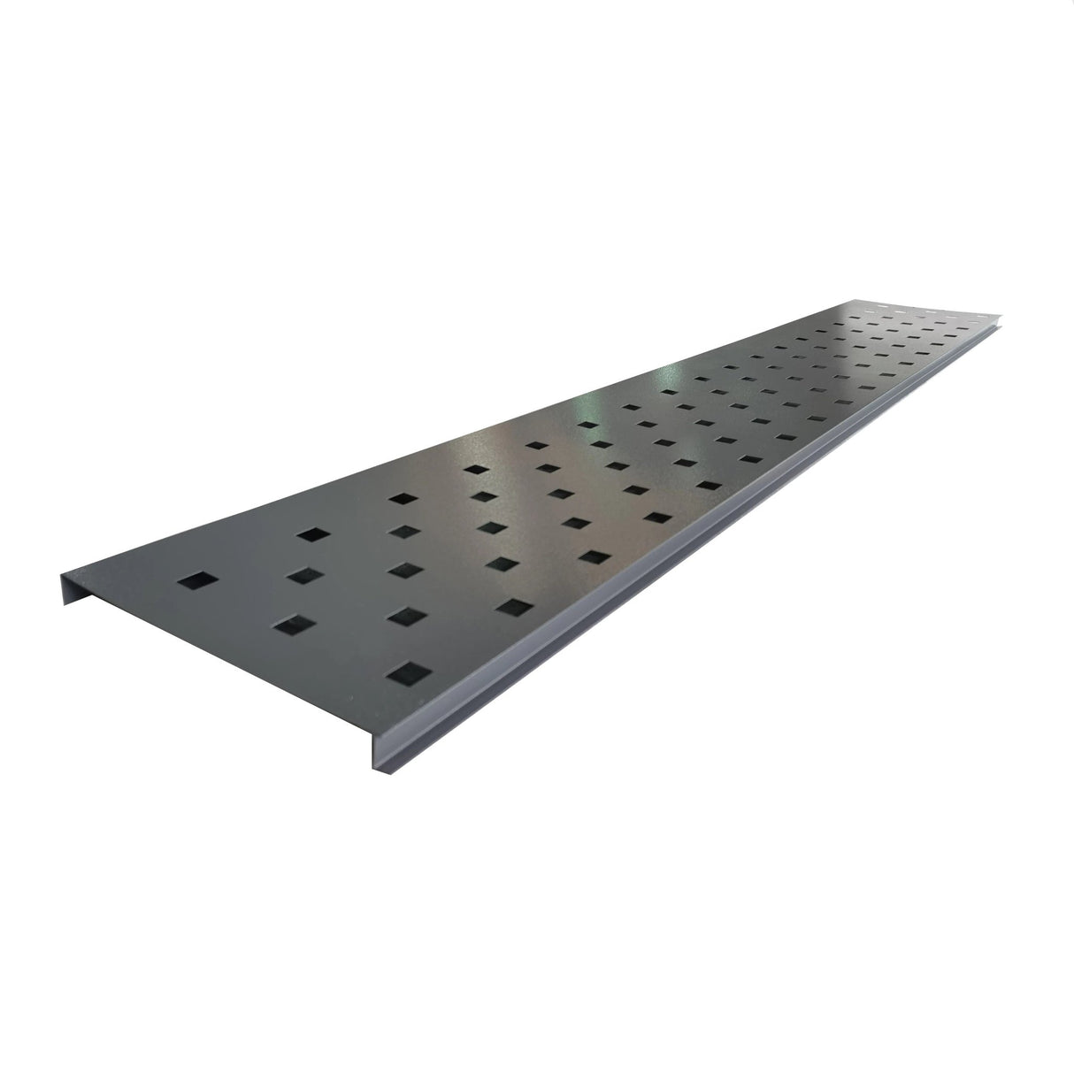 Satus Fence Square Holes Trellis Panel 1780x300mm Merlin Grey - TRELLIS, FENCING, ARCHES - Beattys of Loughrea