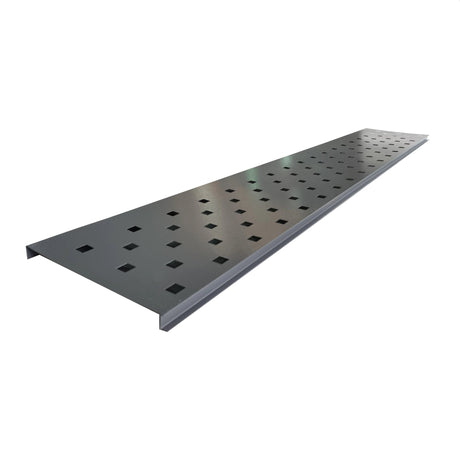 Satus Fence Square Holes Trellis Panel 1780x300mm Merlin Grey - TRELLIS, FENCING, ARCHES - Beattys of Loughrea