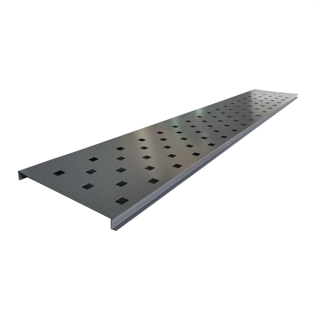 Satus Fence Square Holes Trellis Panel 1780x300mm Merlin Grey - TRELLIS, FENCING, ARCHES - Beattys of Loughrea