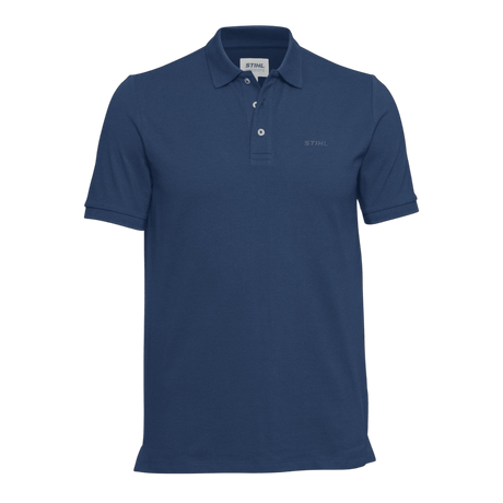 STIHL Polo Shirt Basic Blue XXL 04213011764 - ADULT CLOTHING (NOT WORKWEAR) - Beattys of Loughrea