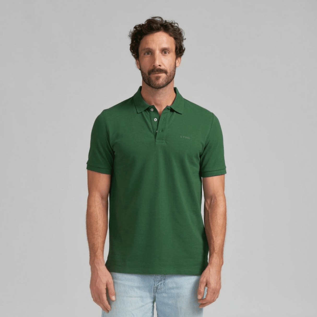 STIHL Polo Shirt Basic Green XXL 04213011864 - ADULT CLOTHING (NOT WORKWEAR) - Beattys of Loughrea
