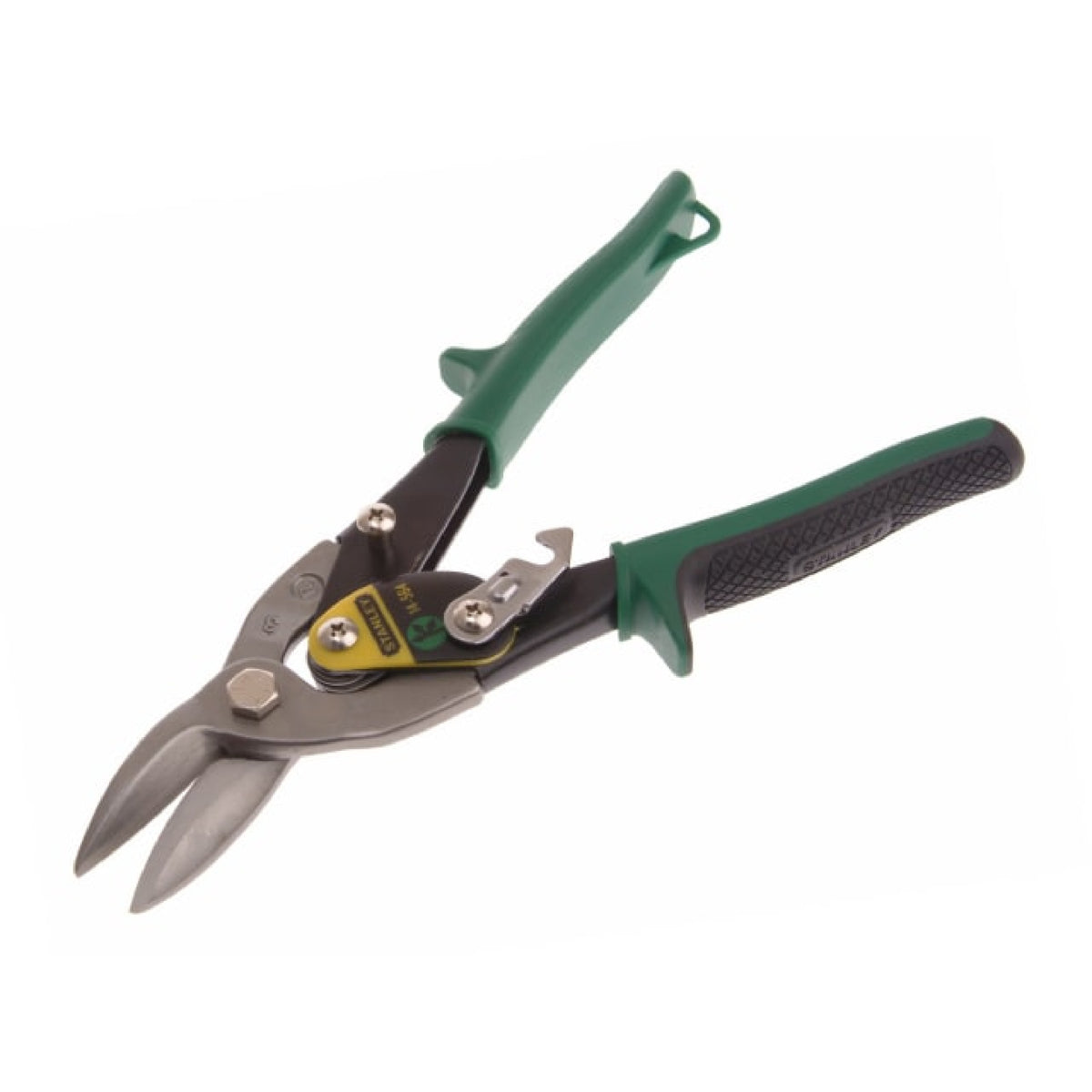Stanley Green Aviation Snips, Right Cut 250mm (10in)