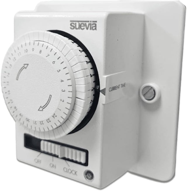Suevia IMM24F 24hr Immersion Timer 13A Flush (APT replacement) - IMMERSION - Beattys of Loughrea