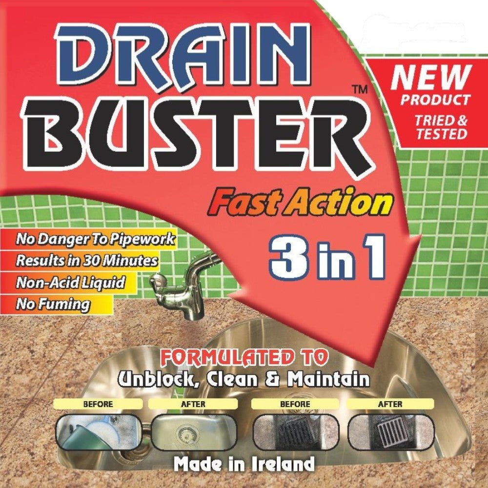 Drain Buster Fast Action 3-in-1 – 1L - Beattys of Loughrea | www.beattys.ie