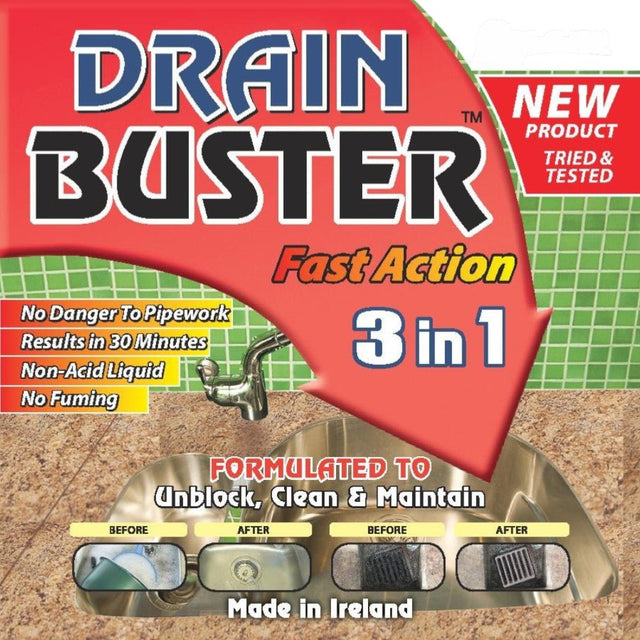 Drain Buster Fast Action 3-in-1 – 1L - Beattys of Loughrea | www.beattys.ie