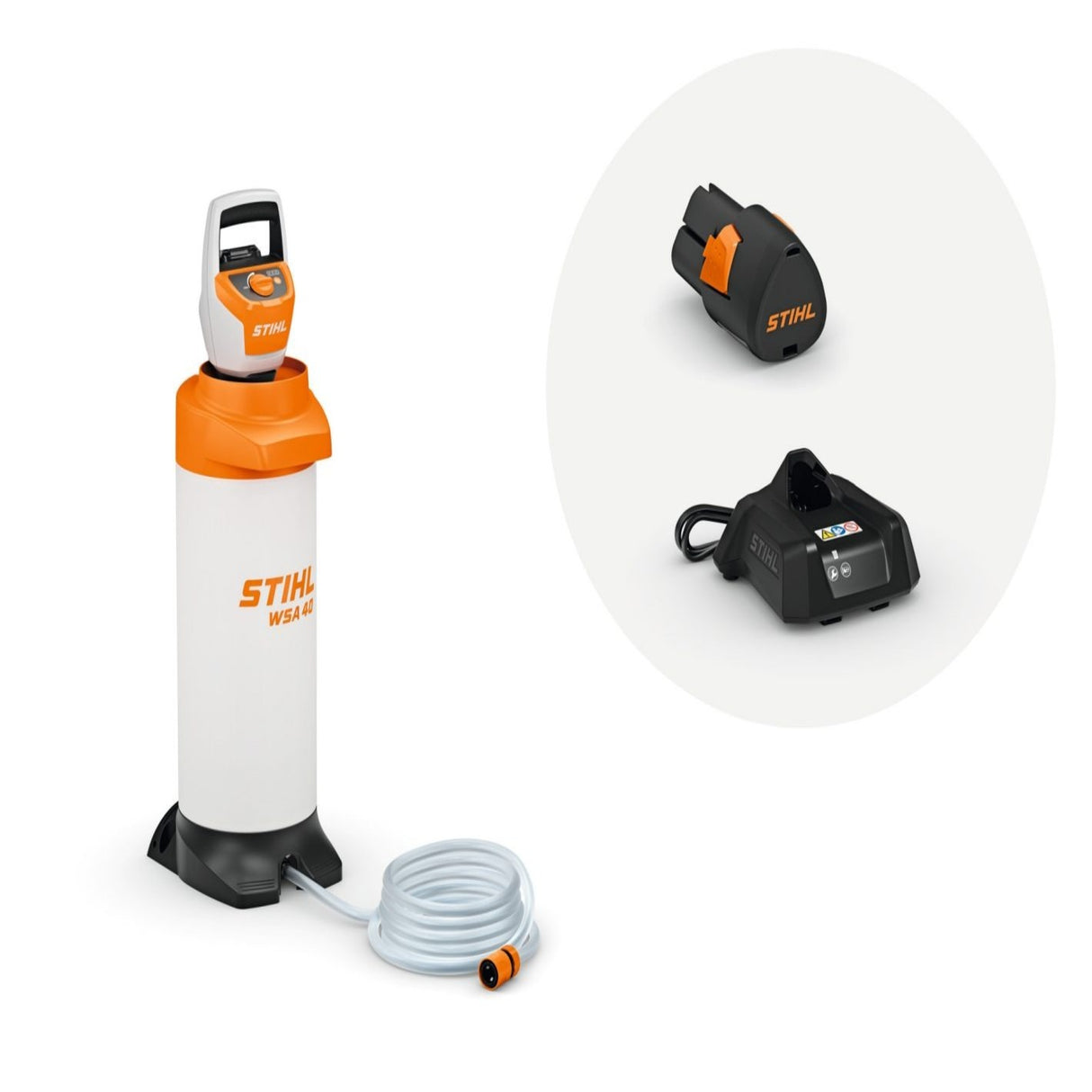 Stihl WSA 40 Cordless Pressurised Water Container Set | SA090118515 - WATER PUMPS - Beattys of Loughrea