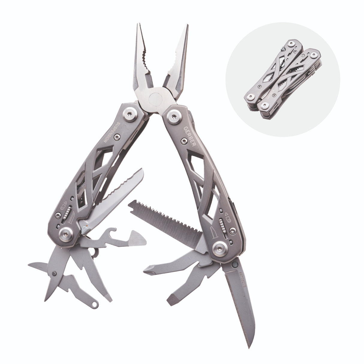 Gerber Suspension Multi - Tool - CONSTUCTION EQUIPMENT LGE - Beattys of Loughrea