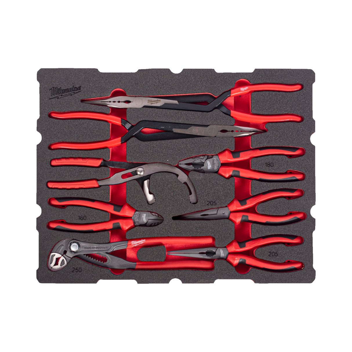 Milwaukee 9pc Plier Set PACKOUT Foam Insert 4932501878 - PLIERS - Beattys of Loughrea