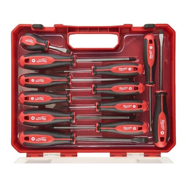 Milwaukee Tri-Lobe Screwdriver Set 12pc 4932472003 - Beattys of Loughrea | www.beattys.ie