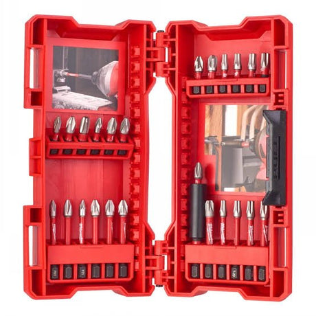 Milwaukee Shockwave Impact Duty Drill and Drive Set, 25 Piece - SDS BITS - Beattys of Loughrea