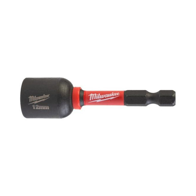 Milwaukee Shockwave Magnetic Nut Driver Hex12 x 65mm 4932492442 - ELECTRIC SCREWDRIVERS - Beattys of Loughrea