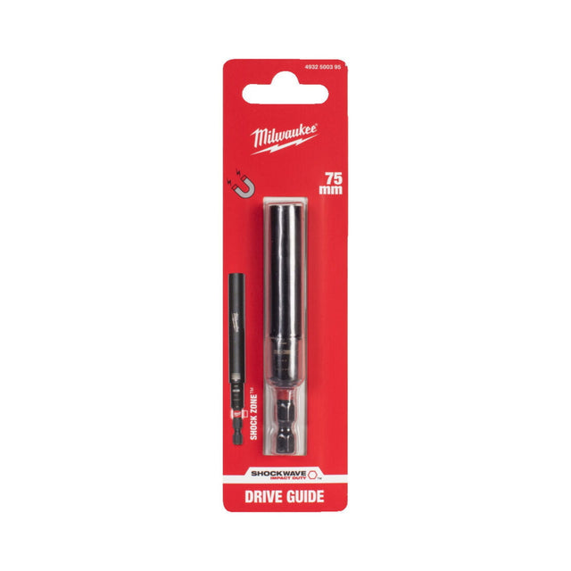 Milwaukee Gen 4 Shockwave Drive Guide Magnetic Bit Holder 75mm 4932500395 - SDS BITS - Beattys of Loughrea