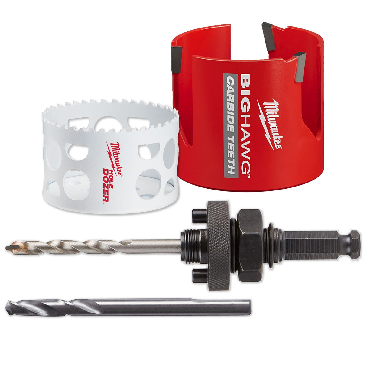 Milwaukee Electrician Holesaw & Arbor Set 76mm 4932479803 - Beattys of Loughrea | www.beattys.ie