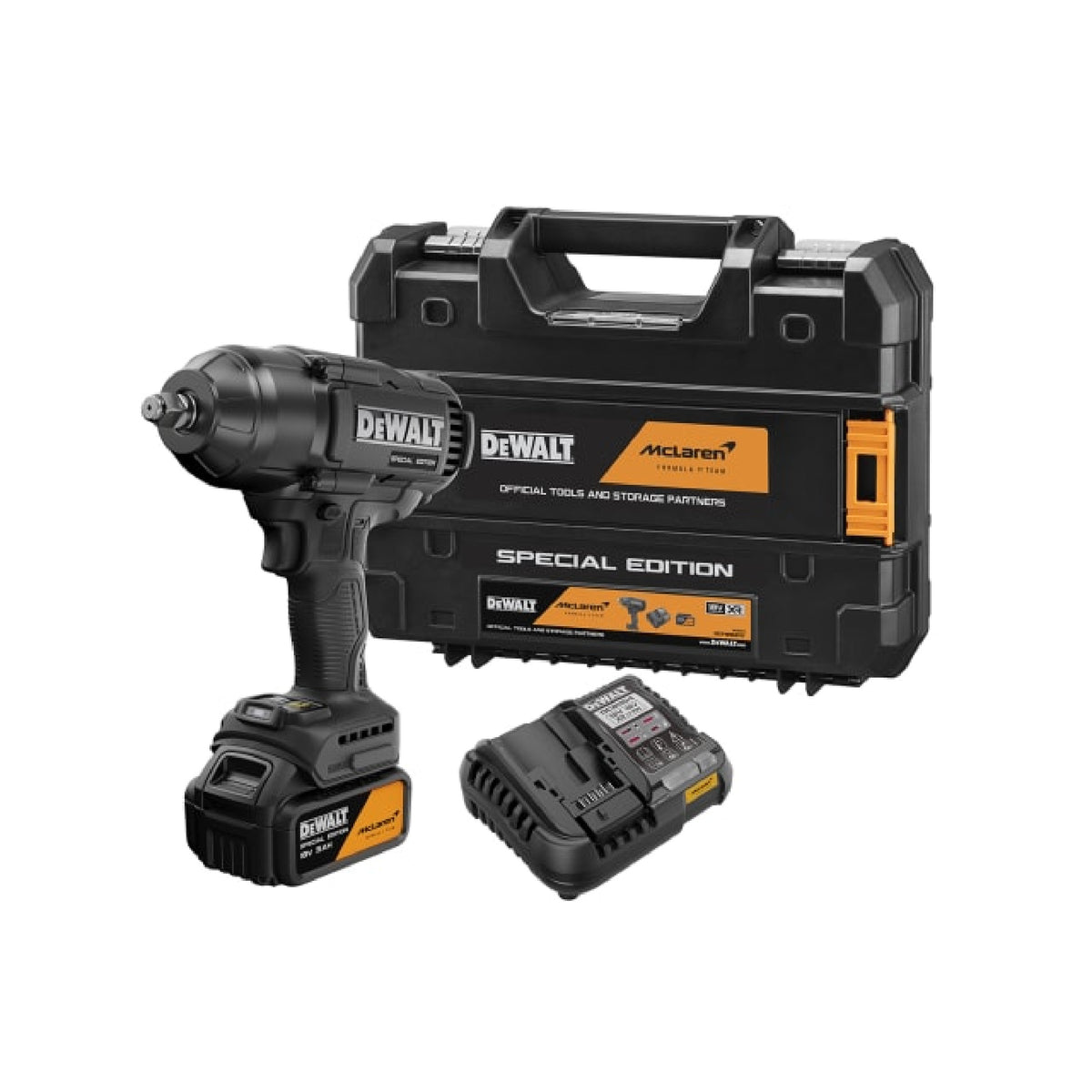 DeWalt DCF99MP1T McLaren F1 High Torque Impact Wrench 18V, 5.0Ah Kit