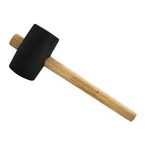 Faithfull Black Rubber Mallet, 24oz FSC Handle