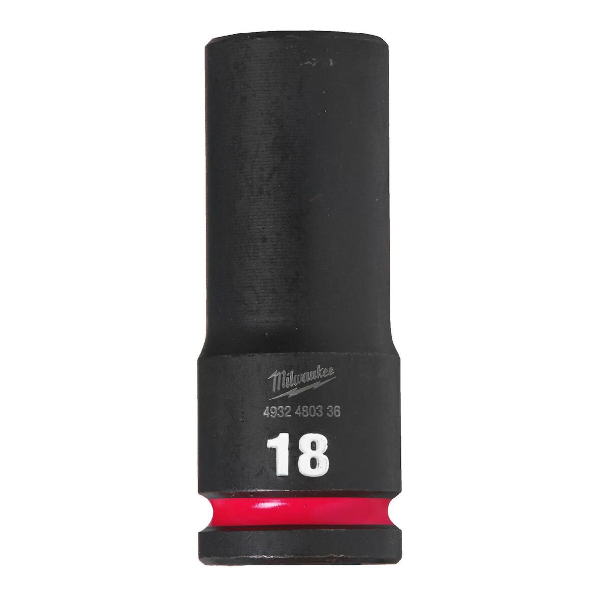 Milwaukee Shockwave Impact Socket 1/2" Drive 18mm Deep 4932480336 - TOOL SETS/ SOCKET SETS - Beattys of Loughrea