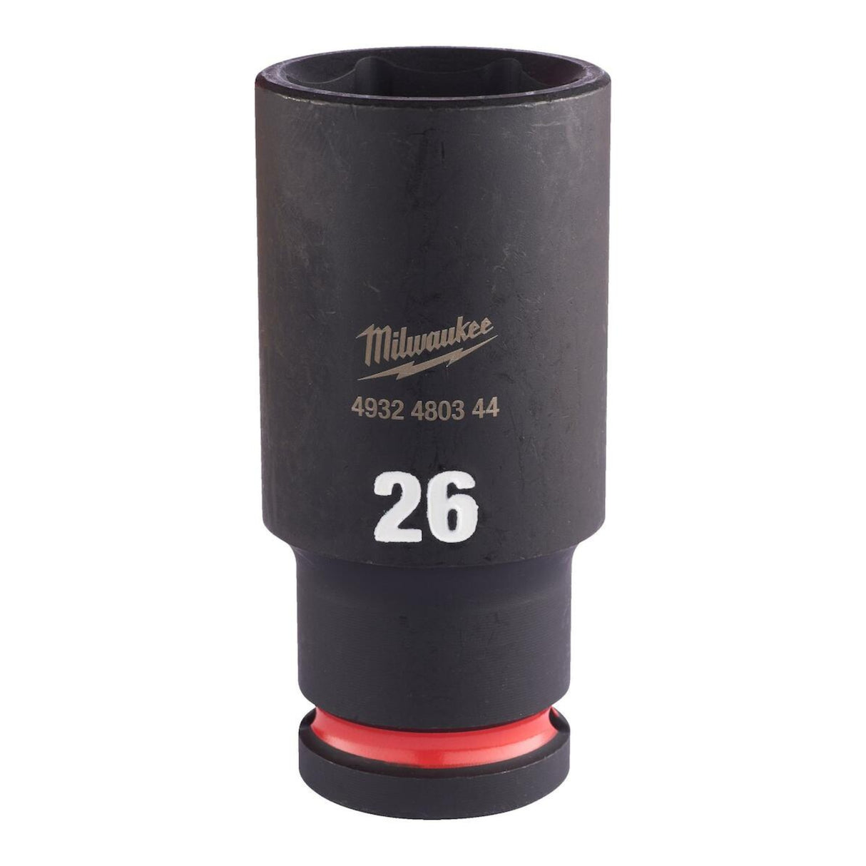 Milwaukee Shockwave Impact Socket 1/2" Drive 26mm Deep 4932480344 - TOOL SETS/ SOCKET SETS - Beattys of Loughrea