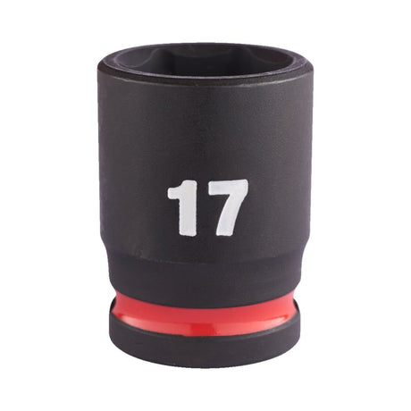Milwaukee Shockwave Impact Socket 3/8" Drive 17mm Standard 4932480274 - TOOL SETS/ SOCKET SETS - Beattys of Loughrea