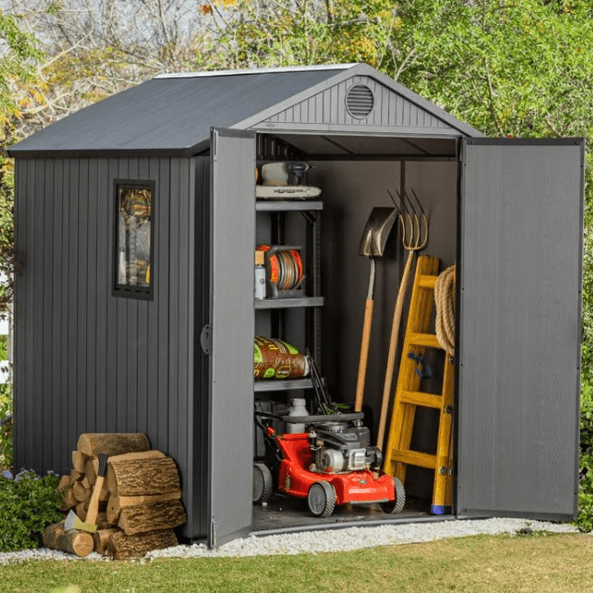 Keter Darwin Shed – 6ft X 6ft - METAL SHEDS - Beattys of Loughrea