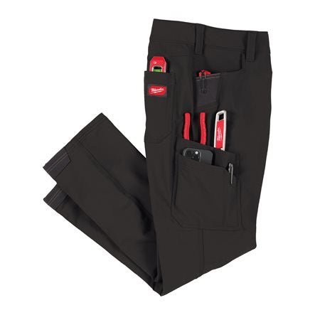 Milwaukee FreeFlex Stretch Work Trousers Black W38" L32" 4932502067 - WORK/ SKI TROUSERS - Beattys of Loughrea