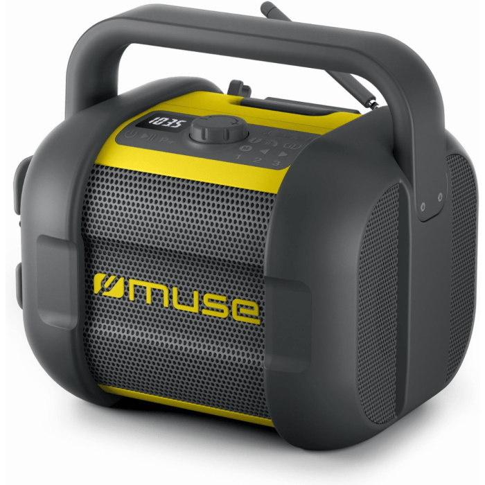 Muse Portable Jobsite Radio w/ Bluetooth Speaker | M968BTY - AM/FM RADIO - Beattys of Loughrea