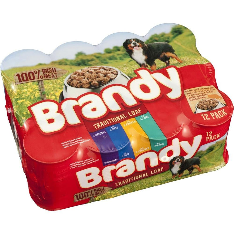 Brandy 395grm Dog Food Cans 12 pack - DOG FOOD - Beattys of Loughrea
