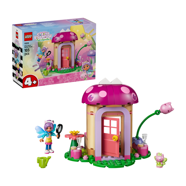 LEGO® Gabby’s Dollhouse Kitty Fairy’s Garden House Toy 11212