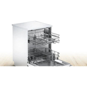 Bosch Series 2 free-standing dishwasher 60 cm White | SMS26AW08G - Beattys of Loughrea | www.beattys.ie