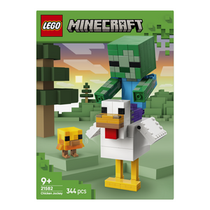 LEGO® Minecraft® Chicken Jockey Building Toy Decor 21582