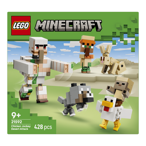 LEGO® Minecraft® Chicken Jockey Desert Attack Toy 21592