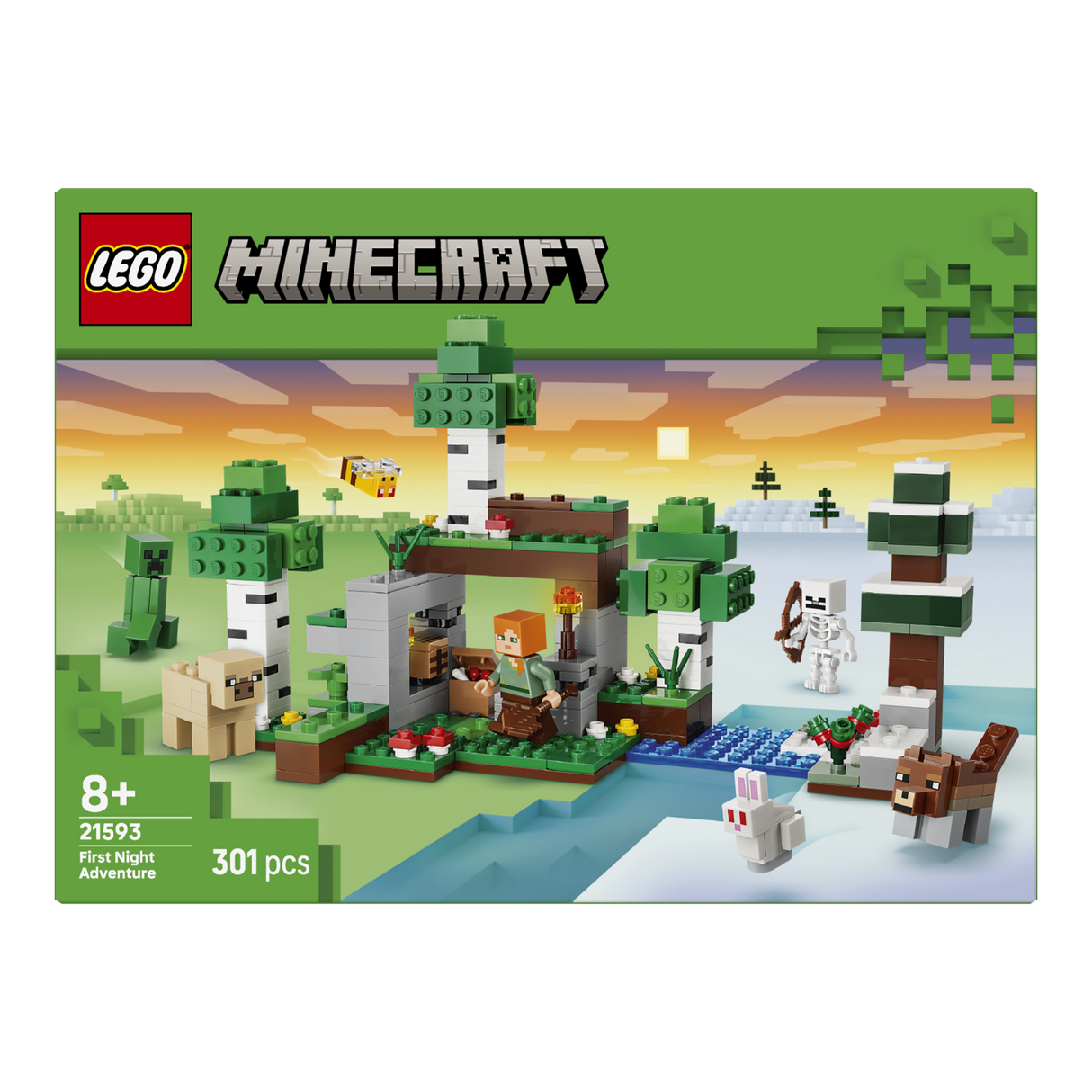 LEGO® Minecraft® First Night Adventure Building Toy 21593