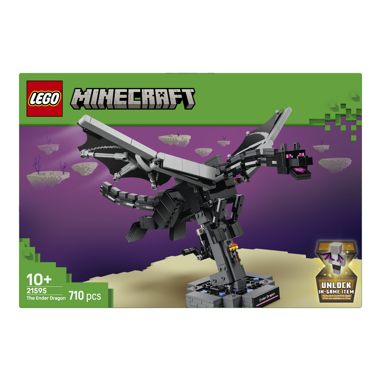 LEGO® Minecraft® The Ender Dragon Video Game Decor 21595
