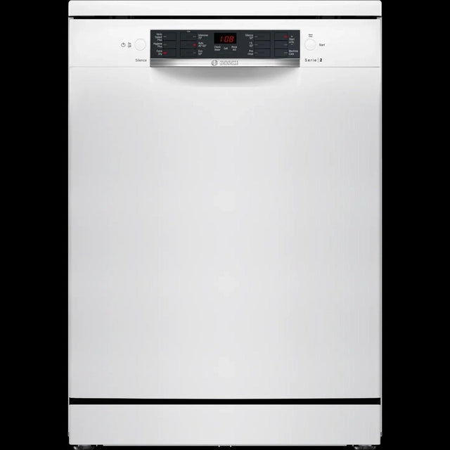 Bosch Series 2 free-standing dishwasher 60 cm White | SMS26AW08G - Beattys of Loughrea | www.beattys.ie