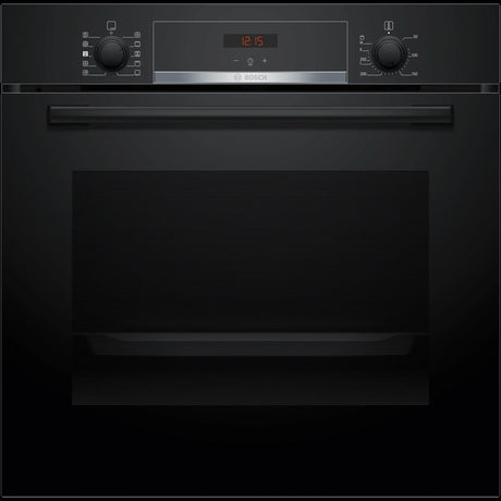 Bosch Series 4 Built - in oven with added steam function 60 x 60 cm Black | HQA534BB3B - ELECT OVEN SINGLE & DBLE BUILT IN - Beattys of Loughrea