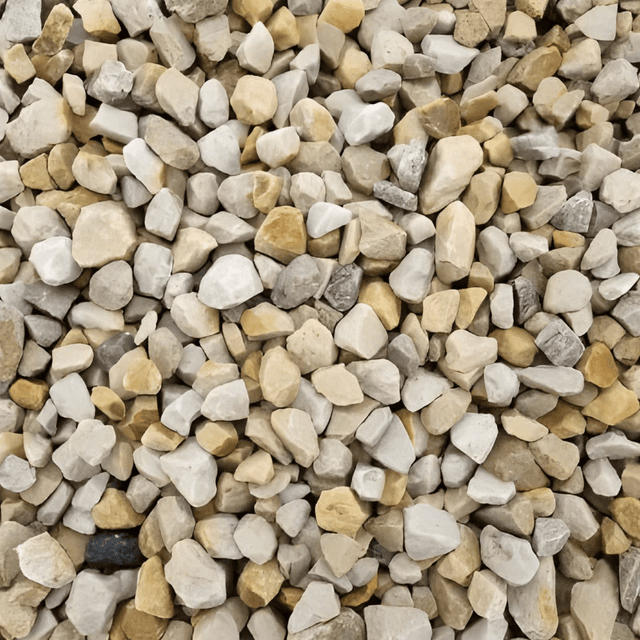 Glenview Lite Gold 14mm Decorative Stone – 1 Tonne - DECORATIVE STONE - Beattys of Loughrea