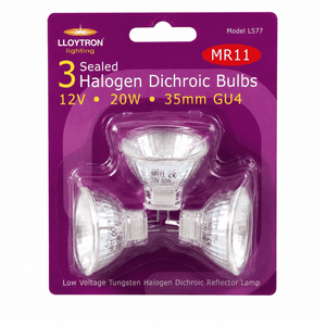 Lloytron G4 12V 20W Halogen Capsule Bulbs - Pack of 3 - HALOGEN BULBS HALOGEN LIGHTS - Beattys of Loughrea