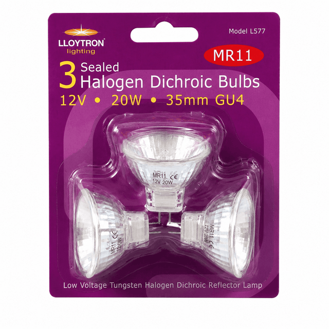 Lloytron G4 12V 20W Halogen Capsule Bulbs - Pack of 3 - HALOGEN BULBS HALOGEN LIGHTS - Beattys of Loughrea