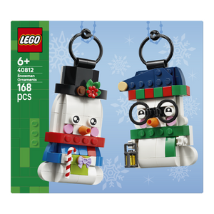 LEGO® Snowman Ornaments Christmas Decor Holiday Decorations 40812