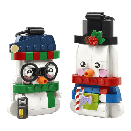 LEGO® Snowman Ornaments Christmas Decor Holiday Decorations 40812 - CONSTRUCTION - LEGO/KNEX ETC - Beattys of Loughrea