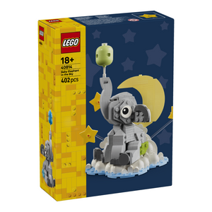 LEGO® Baby Elephant in the Sky Display Gift for New Parents 40814