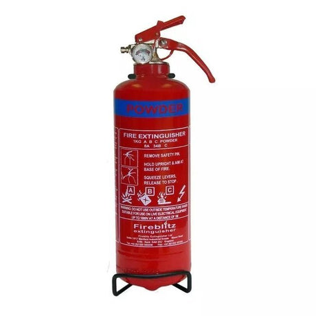 Fireblitz 1kg Dry Powder Extinguisher - FIRE ALARM & PROTECTION - Beattys of Loughrea