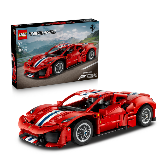 LEGO® Technic Ferrari 488 Pista Car Building Toy 42235