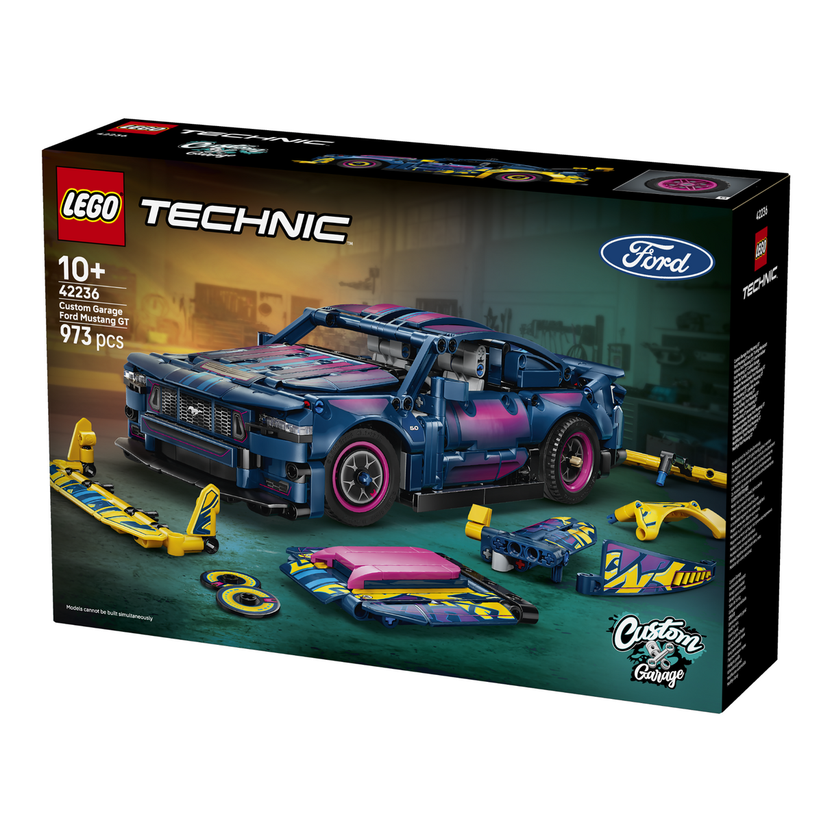 LEGO® Technic Custom Garage Ford Mustang GT Car Toy 42236