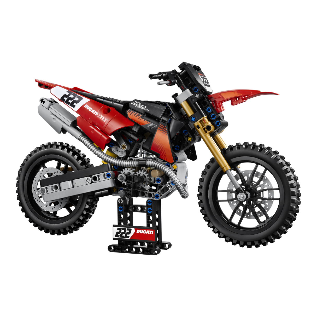 LEGO® Technic Ducati Desmo450 MX Factory Motorcycle 42238