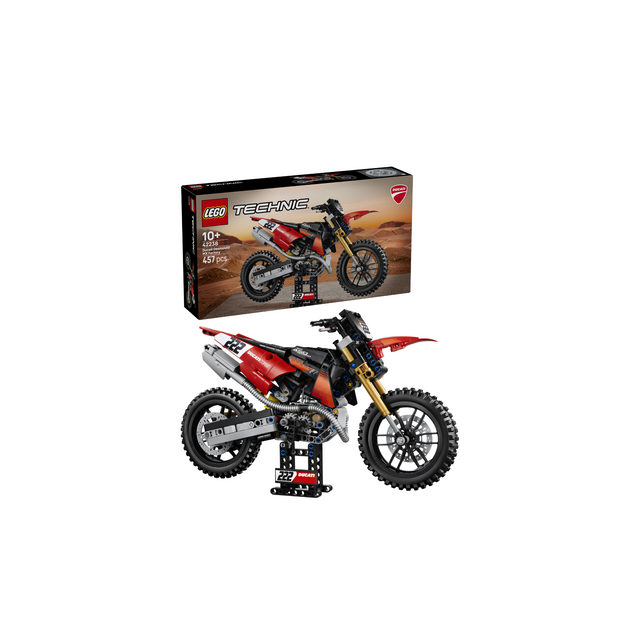 LEGO® Technic Ducati Desmo450 MX Factory Motorcycle 42238