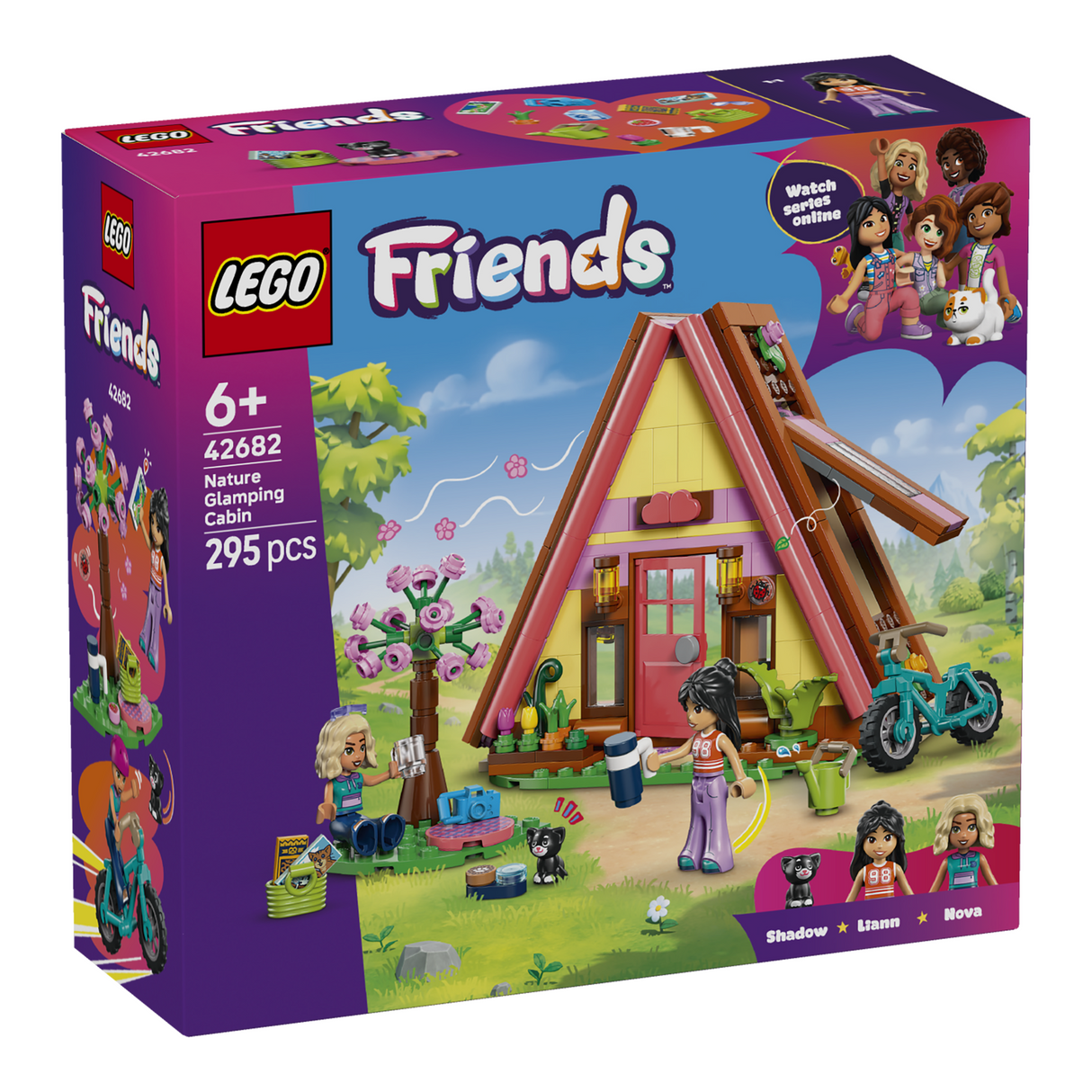LEGO® Friends Nature Glamping Cabin Building Toy 42682