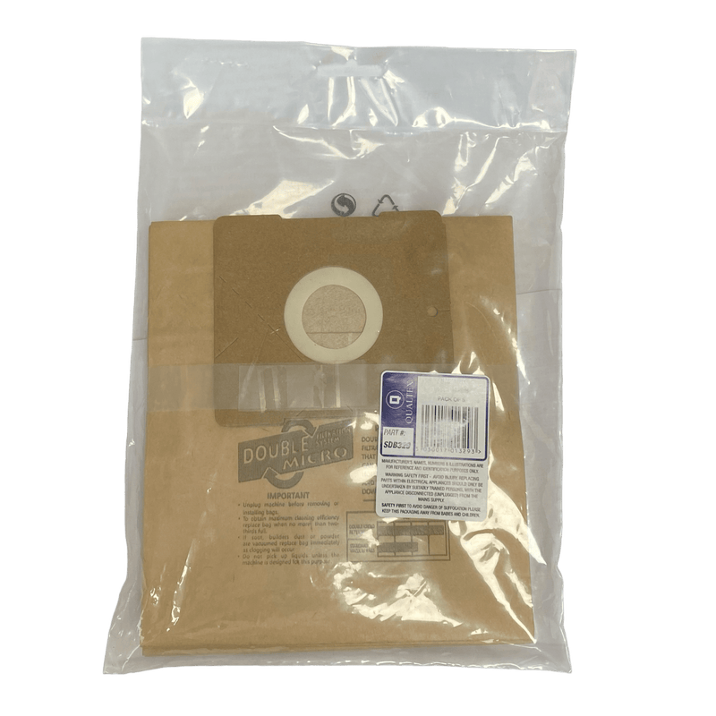GOBLIN Topo/Morphy Richards Hoover Vacuum Bags - Pack of 5 | SDB329 - VAC BAGS & SPARES - Beattys of Loughrea