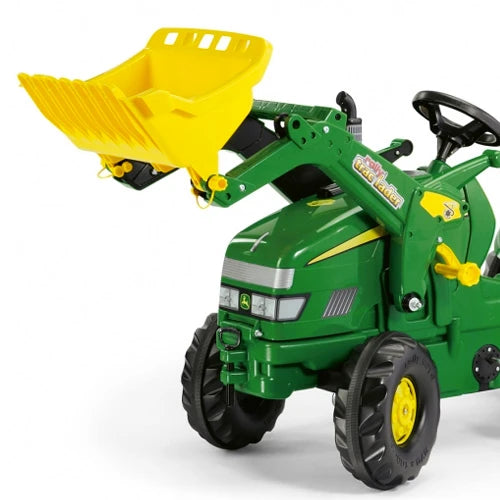 Rolly Toys John Deere X-Trac Green Pedal Tractor with Frontloader