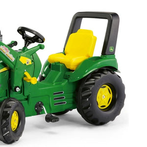 Rolly Toys John Deere X-Trac Green Pedal Tractor with Frontloader